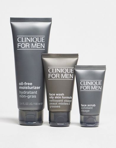 For Men - Skincare Essentials - Set regalo per pelli grasse (risparmia il 22%) - Clinique - Modalova