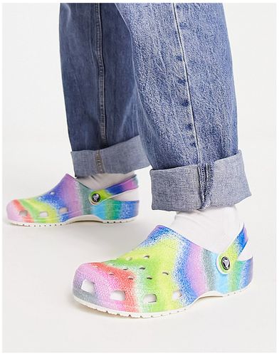 Zoccoli classici con motivo tie-dye effetto spray - Crocs - Modalova