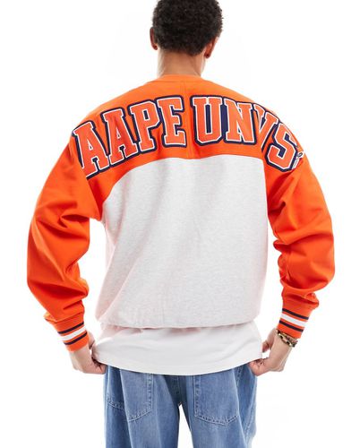 AAPE by A Bathing Ape - Felpa con maniche raglan - AAPE BY A BATHING APE® - Modalova