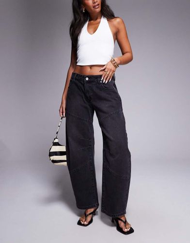 Jean barrel taille basse - délavé - Abrand Jeans - Modalova