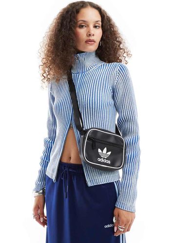 Adicolor - Borsa rotonda nera con trifoglio - adidas Originals - Modalova