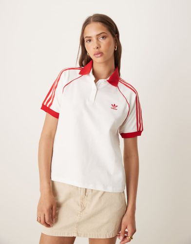 Adicolor - Polo à 3 bandes - et rouge - Adidas Originals - Modalova
