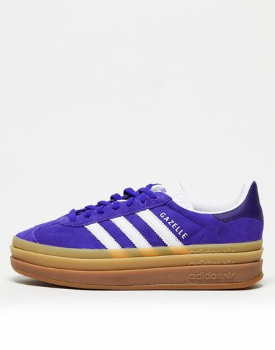 Gazelle Bold - Sneakers viola e bianche con suola platform - adidas Originals - Modalova