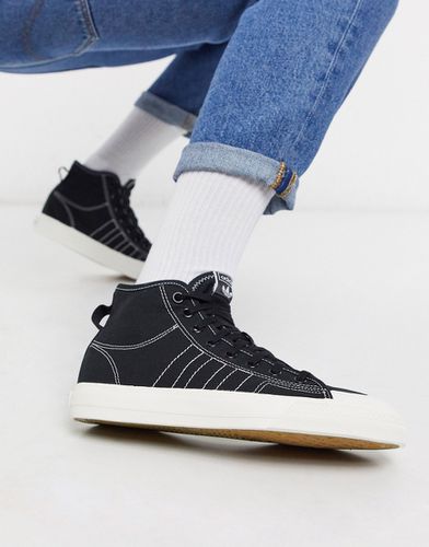 Nizza - Sneakers alte in tela nera - adidas Originals - Modalova