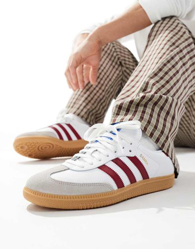 Samba OG - Sneakers bianche e bordeaux - adidas Originals - Modalova