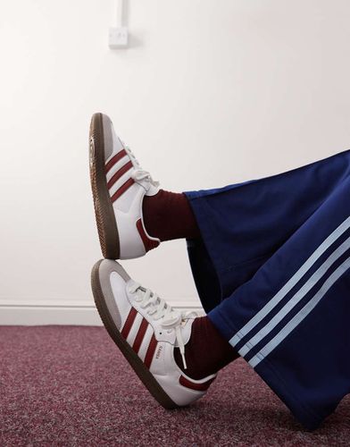 Samba OG - Sneakers bianche e bordeaux - adidas Originals - Modalova