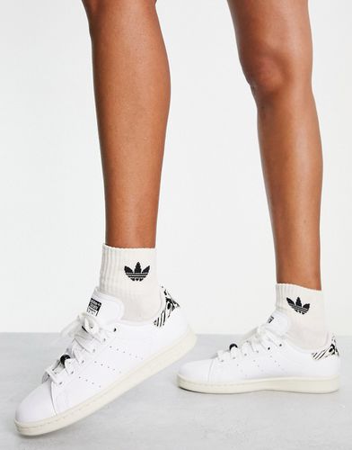 Stan Smith - Sneakers bianche con stampa zebrata - adidas Originals - Modalova