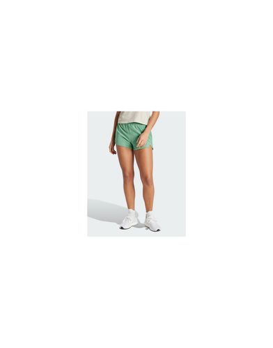 Training Pacer - Pantaloncini verdi con 3 strisce a vita alta - adidas performance - Modalova