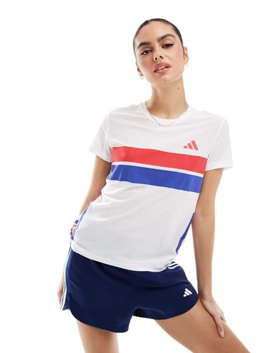 Adidas Running - Adizero - T-shirt bianca rétro - adidas performance - Modalova