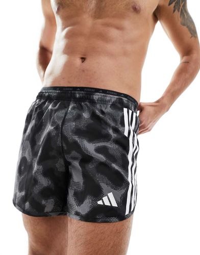 Adidas Running - Own The Run - Pantaloncini neri stampati - adidas performance - Modalova