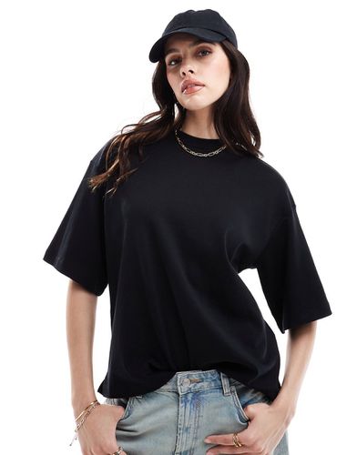 Amelie - T-shirt nera squadrata oversize - AllSaints - Modalova