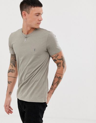 Tonic - T-shirt girocollo grigia - AllSaints - Modalova