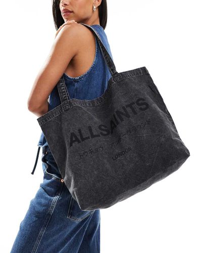 Underground - Borsa shopping navy scuro - AllSaints - Modalova