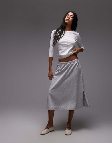 Jupe longueur mollet à enfiler en pur coton - Arket - Modalova