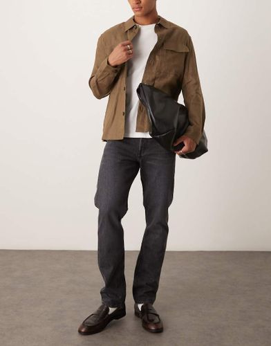 Park - Jean droit coupe classique - anthracite - Arket - Modalova