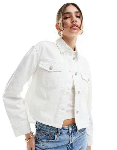 Giacca di jeans bianca - Armani Exchange - Modalova
