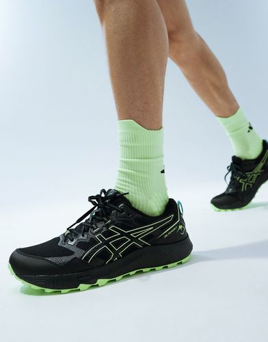 Gel-Sonoma 7 - Sneakers da corsa nere e verde luminoso - Asics - Modalova
