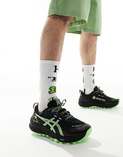 Gel-Trabuco 12 GTX - Sneakers da trail running resistenti all'acqua nere e verde fluo - Asics - Modalova