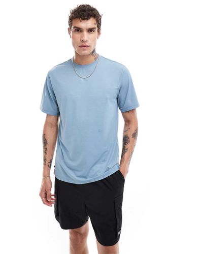 Icon - T-shirt tecnica ardesia ad asciugatura rapida - ASOS - Modalova