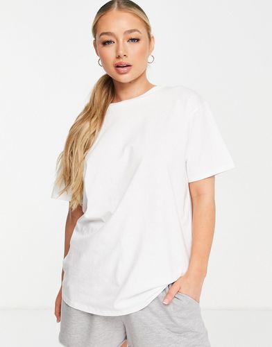 Icon - T-shirt oversize bianca quick dry in cotone - ASOS - Modalova