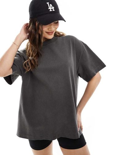 Icon - T-shirt oversize pesante squadrata slavato quick dry - ASOS - Modalova