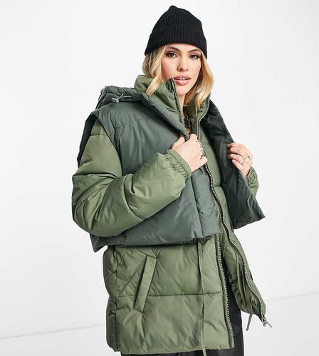 Tall - Piumino oversize con gilet rimovibile - ASOS - Modalova