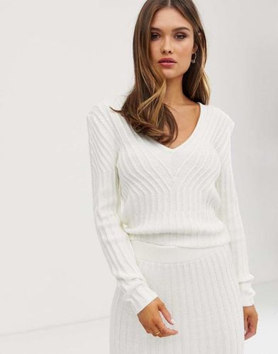 Co-ord jumper in moving rib - ASOS DESIGN - Modalova