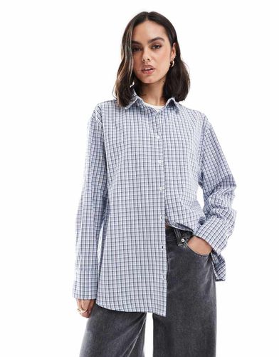 Camicia boyfriend super oversize a quadri - ASOS DESIGN - Modalova