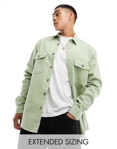 Camicia giacca in cotone medio - ASOS DESIGN - Modalova