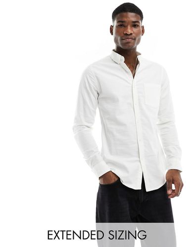 Camicia Oxford slim bianca - ASOS DESIGN - Modalova