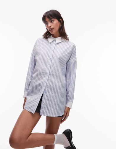 Chemise oversize à col et poignets contrastants - Asos Design - Modalova