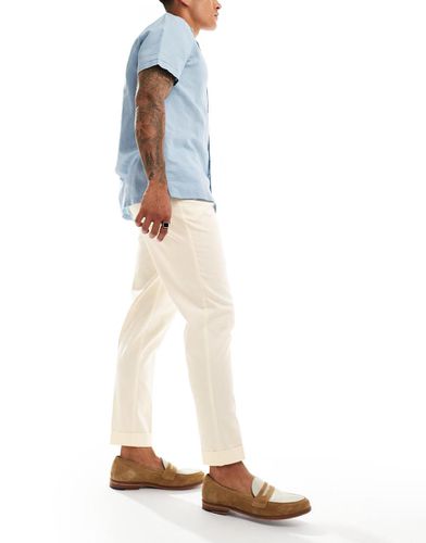 Chino eleganti premium affusolati bianchi - ASOS DESIGN - Modalova