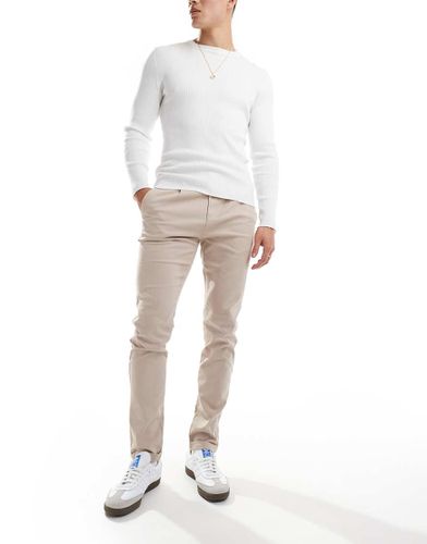 Chino skinny beige slavato - ASOS DESIGN - Modalova