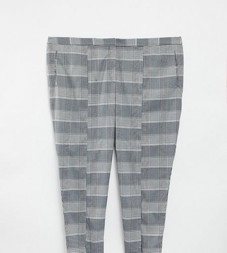 Curve - Pantaloni da abito premium a quadri - ASOS DESIGN - Modalova