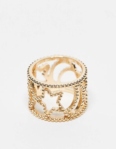 Anello largo con design cut-out celestiale - ASOS DESIGN - Modalova