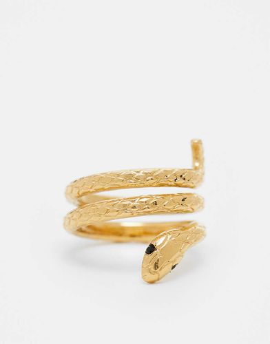 Anello waterproof a serpente in acciaio inossidabile - ASOS DESIGN - Modalova