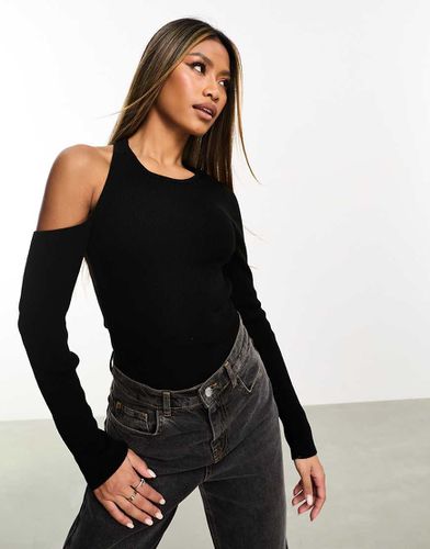 Body in maglia con cut-out - ASOS DESIGN - Modalova