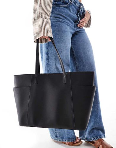 Borsa shopping con scomparto rimovibile per il laptop e tasca - ASOS DESIGN - Modalova