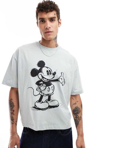 Disney - T-shirt oversize con stampa "Mickey Mouse" su licenza sul davanti - ASOS DESIGN - Modalova