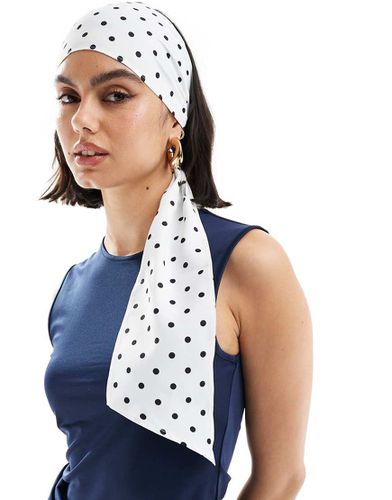 Foulard skinny a pois - ASOS DESIGN - Modalova