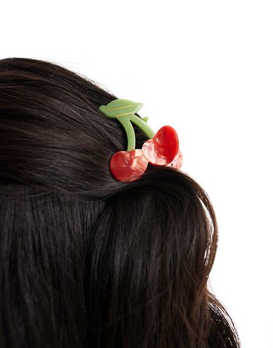 Fermaglio per capelli a pinza a forma di ciliegie - ASOS DESIGN - Modalova