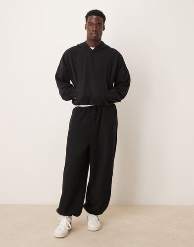 Joggers oversize a palloncino in tessuto pesante spazzolato a coste in coordinato - ASOS DESIGN - Modalova