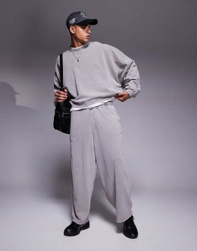 Joggers oversize bombati slavato in coordinato - ASOS DESIGN - Modalova