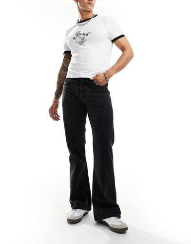 Jeans a zampa neri vintage - ASOS DESIGN - Modalova