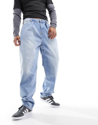 Jeans a palloncino lavaggio chiaro - ASOS DESIGN - Modalova