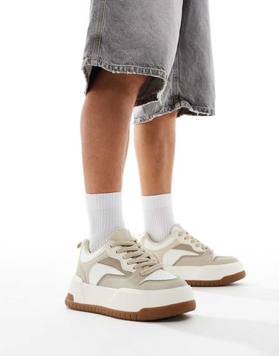 Sneakers con suola spessa beige - ASOS DESIGN - Modalova