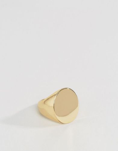 Signet ring in tone - ASOS DESIGN - Modalova