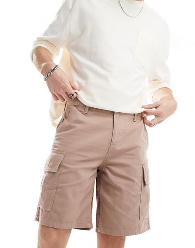 Pantaloncini cargo ampi color cuoio - ASOS DESIGN - Modalova