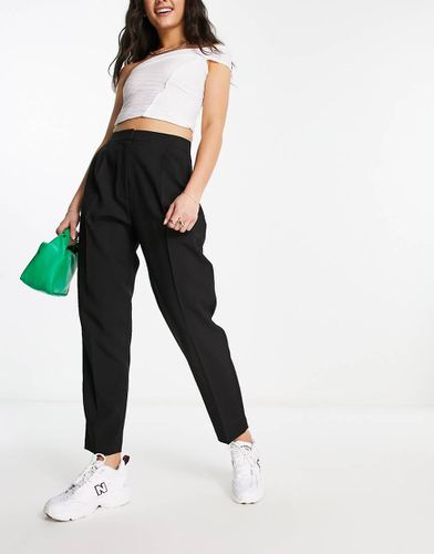 Pantaloni affusolati sartoriali neri - ASOS DESIGN - Modalova