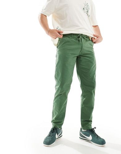 Pantaloni dritti verdi in tessuto ripstop - ASOS DESIGN - Modalova